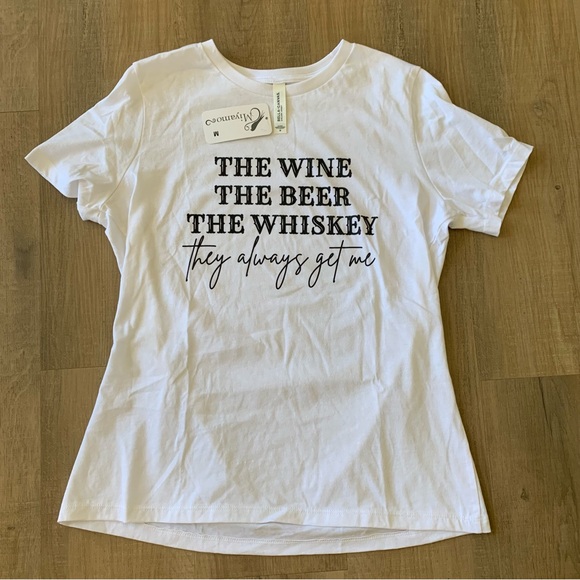 Boutique Beer/Wine/Whiskey tee - Picture 3 of 3